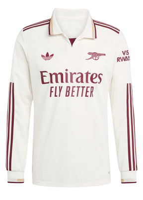 חליפת משחק ארסנל שלישית שרוול ארוך - 2025/2026