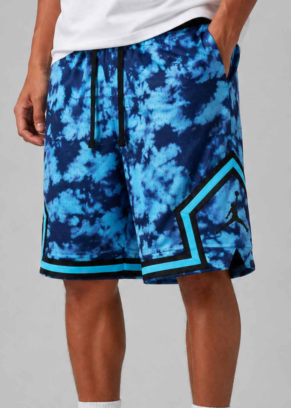 מכנס כדורסל JORDAN DIAMOND TIE DYE BLUE