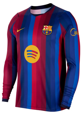 חליפת משחק ברצלונה בית שרוול ארוך | 2026/2027