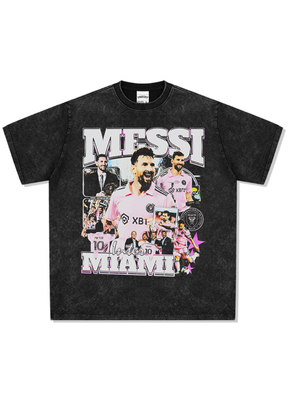 חולצת אוברסייז | מסי אינטר מיאמי