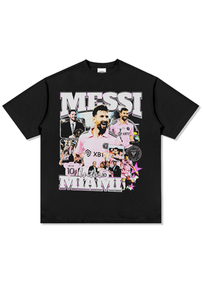 חולצת אוברסייז | מסי אינטר מיאמי