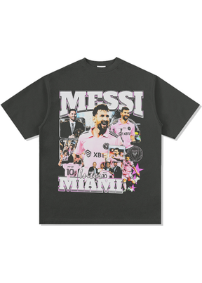 חולצת אוברסייז | מסי אינטר מיאמי