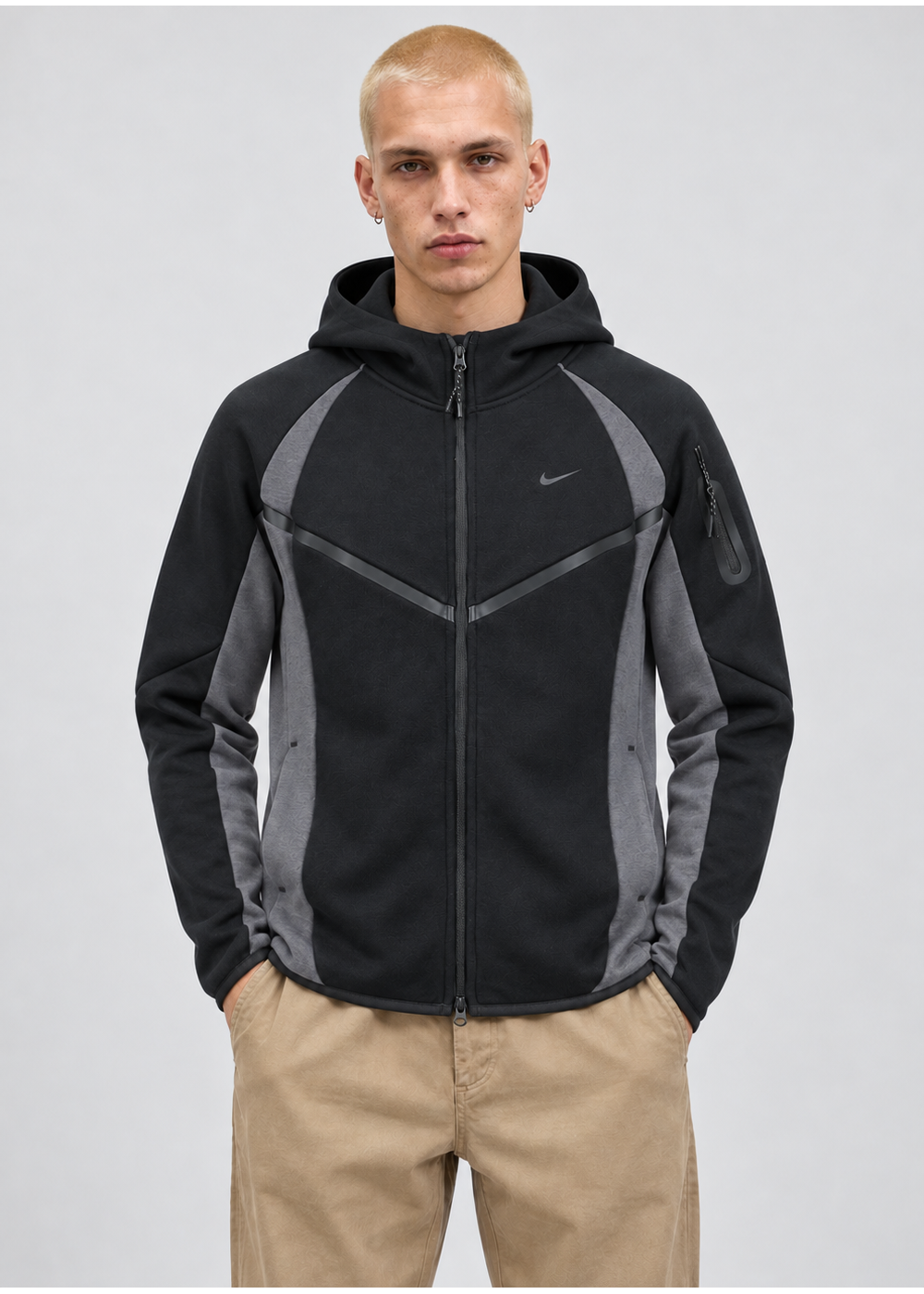 חליפת פוטר TECH FLEECE | שחור/אפור