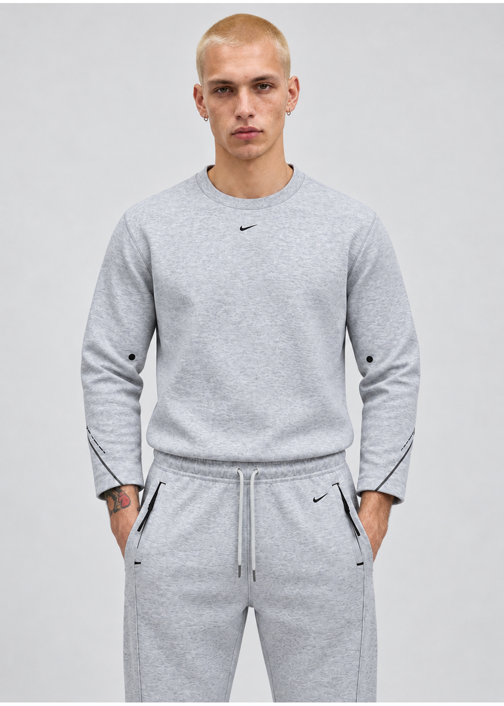 חליפת פוטר TECH FLEECE | אפור