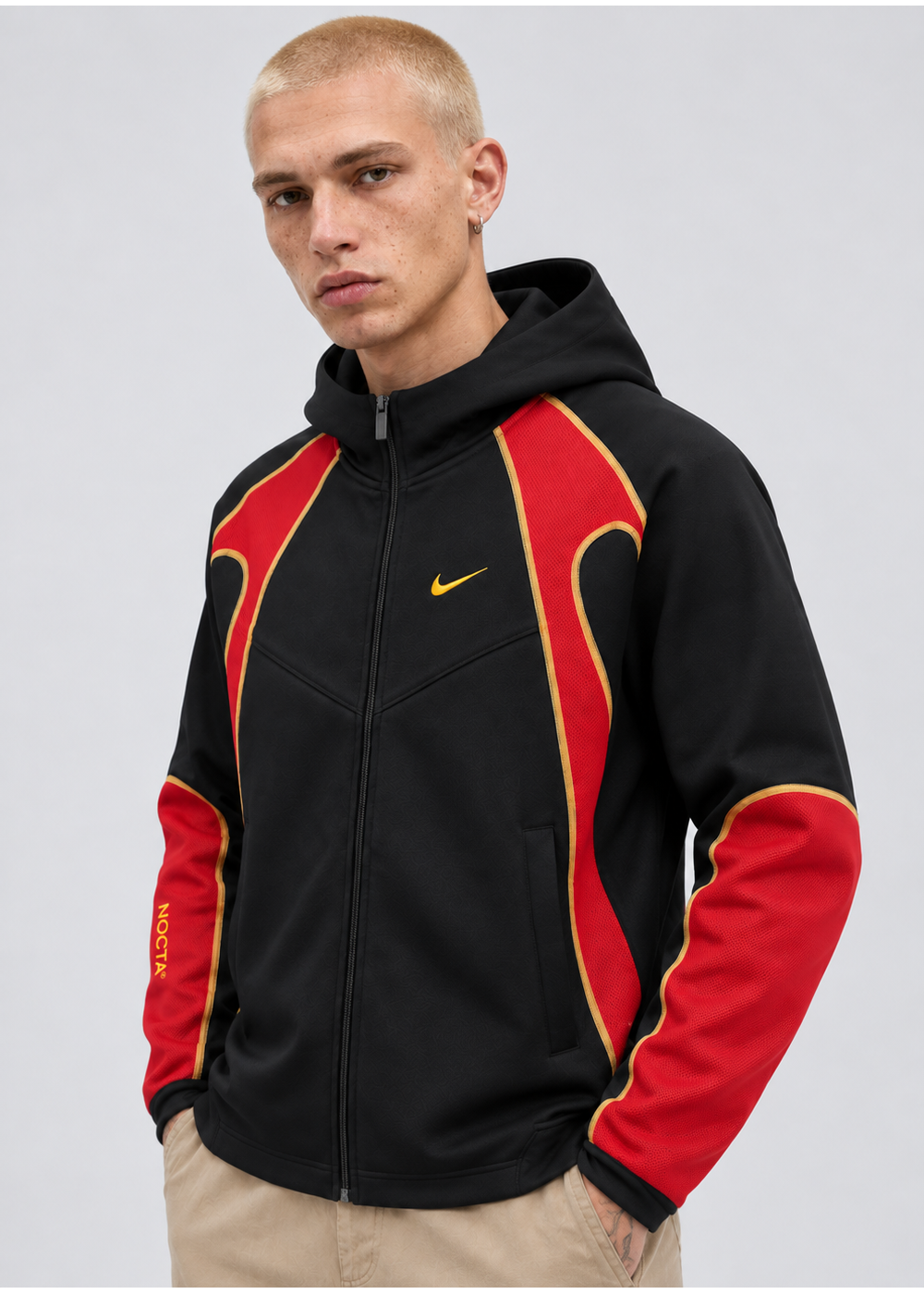 חליפת פוטר NOCTA FLEECE | שחור/אדום