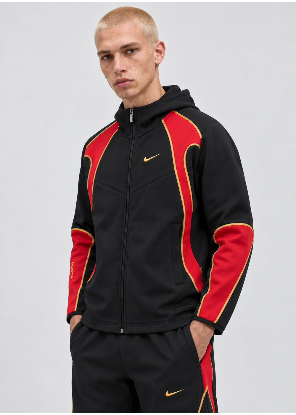 חליפת פוטר NOCTA FLEECE | שחור/אדום