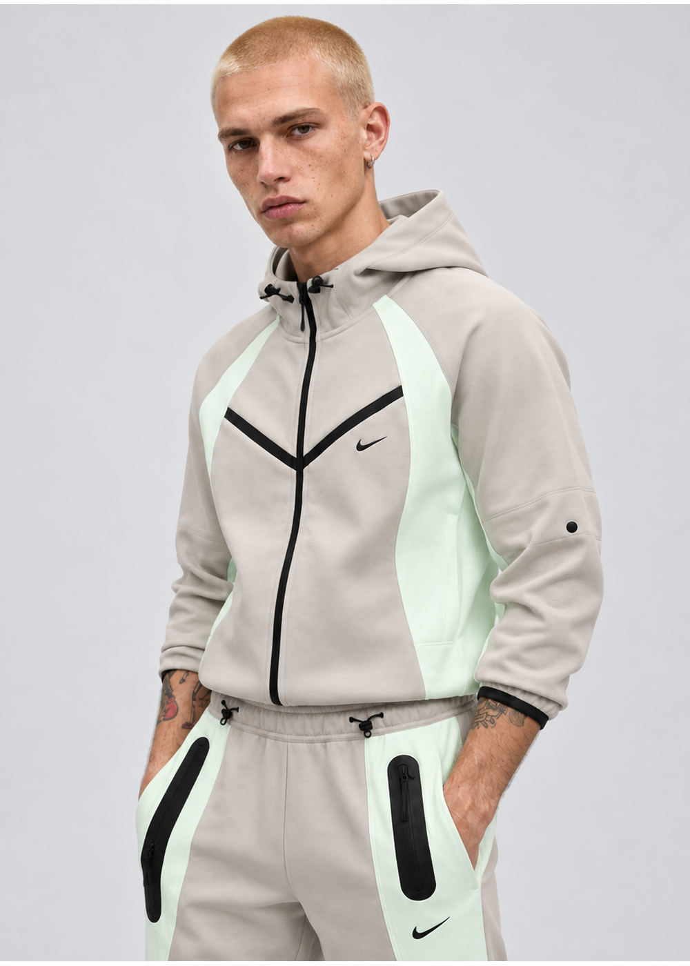 חליפת פוטר NOCTA FLEECE | בז'/מנטה