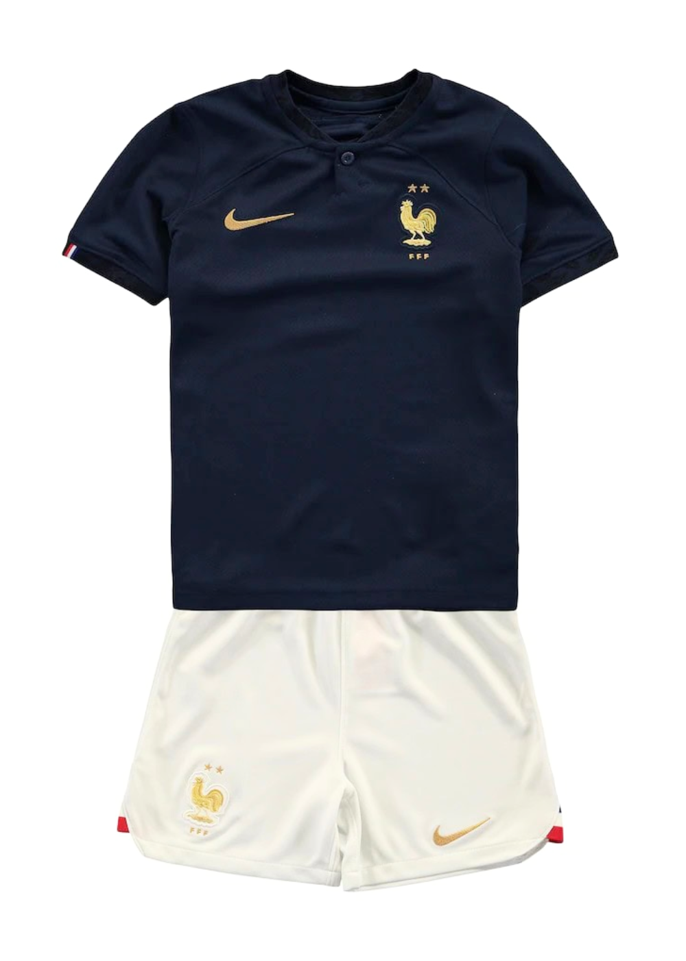 חליפת כדורגל לילדים רטרו צרפת בית 2022