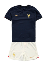 חליפת כדורגל לילדים רטרו צרפת בית 2022