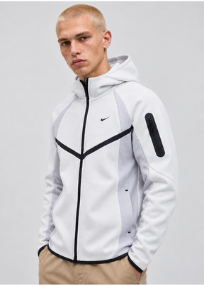 חליפת פוטר TECH FLEECE | לבן/אפור