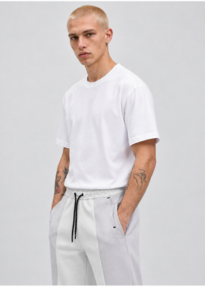 חליפת פוטר TECH FLEECE | לבן/אפור